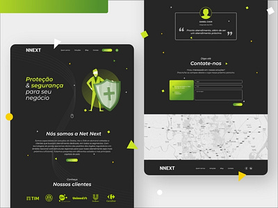 NetNext Concept Website corporate ui ui design website design