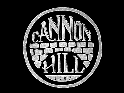 Cannon Hill Park logo hand drawn hand typography logo