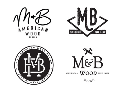 Rejected Logo Concepts logo vintage woodworking