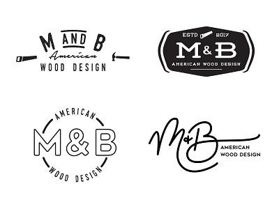 Logo Concept Rejects logo vintage woodworking