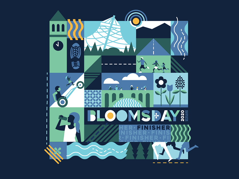 Bloomsday TShirt Entry by Danielle Davis on Dribbble