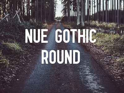 Nue Gothic Round font font design font designer fonts gothic grotesk gothic grotesque type design typeface designer typefaces