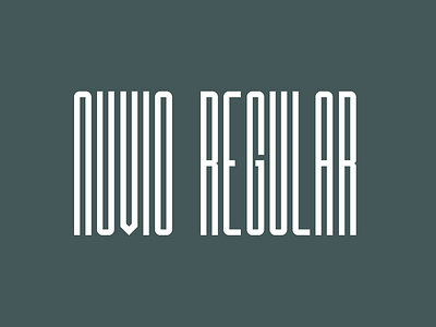 Nuvio Regular branding brush calligraphy design font font design font designer fonts illustration logo sans serif sans serif font type design typeface designer typefaces typography ultra condensed