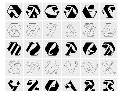 36 Days of Type 2021 typography