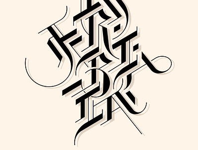 Typography composition design typography