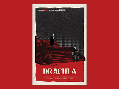 Dracula bela lugosi design art dracula film poster film poster design gothic graphic design horror poster layout poster poster design universal monsters vampire
