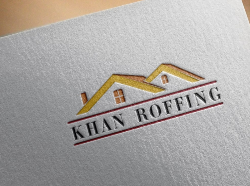 Khan Roofing Logo Design by Graphix Lab on Dribbble