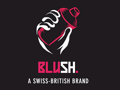 Logo Design for Blush Beer brand brand design brand identity branding branding concept branding design design icon illustration illustration art illustrator logo logo design logodesign logos vector