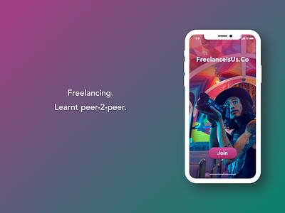 Freelance Community - Mobile App & Poster Design