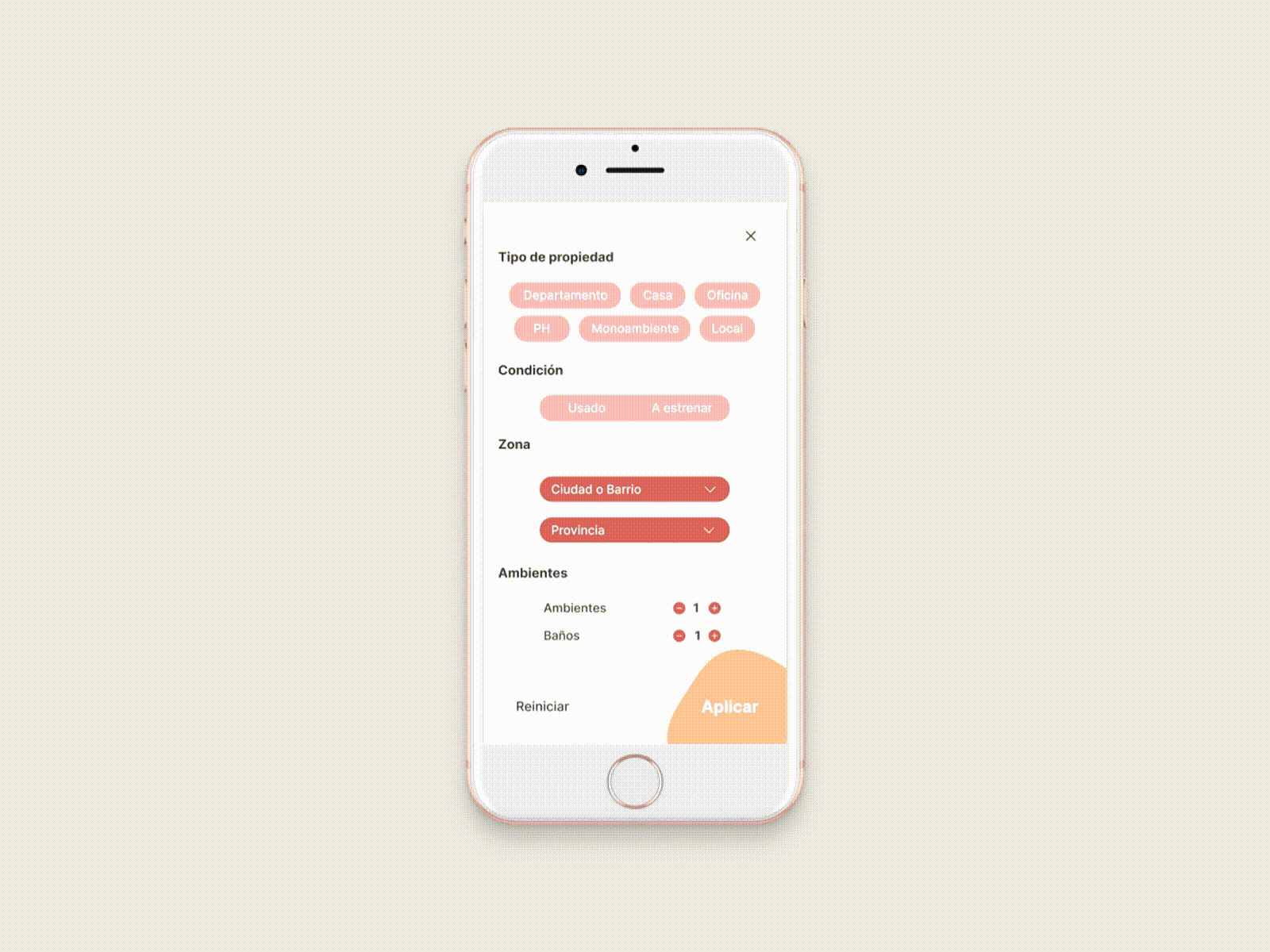 Settings #DailyUI animated app app design dailyui design figma figmadesign mobile ui pink