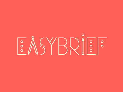 easybrief logo brief case easy illustration logo logo create