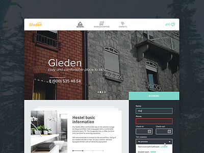 Hostel Gleden form hotel icon icons interface simple ui web website