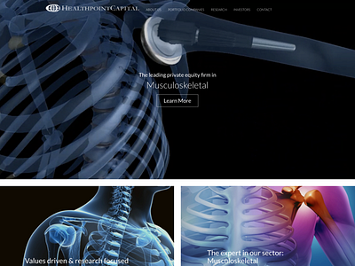 Healthpointcapital developement html5 web design