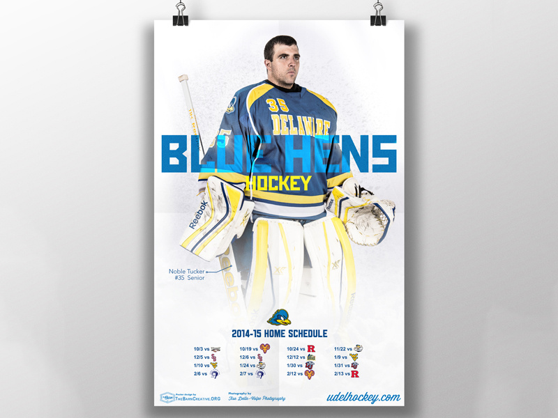 UofD Hockey Poster schedule poster hockey