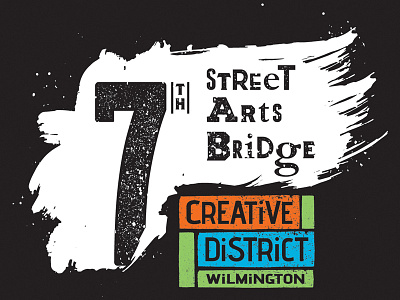 7th Street Arts Bridge delaware location logo