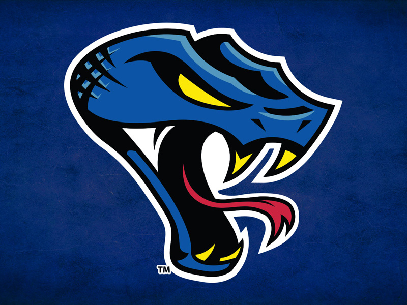 Columbus CottonMouths snakes hockey logo sports