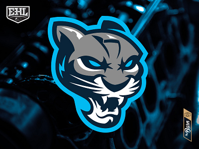 Kansas City Cats - Primary Logo branding branding design hockey logo sports sports branding
