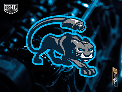 Kansas City Cats - Secondary Logo branding branding design hockey logo sports sports branding