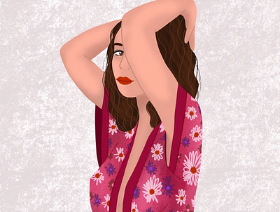 Woman Illustration digital art drawing feminine illustration photoshop art procreate