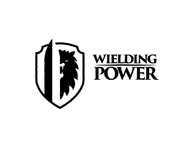 Wielding Power government lion lionsong design logo logo design power shield sword truth wield