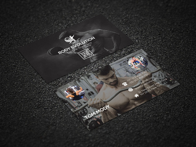 SPORTS/GYM BUSINESS CARD athlete black business cmyk colorful design gym illustrator mnimalist modest simplistic sports white