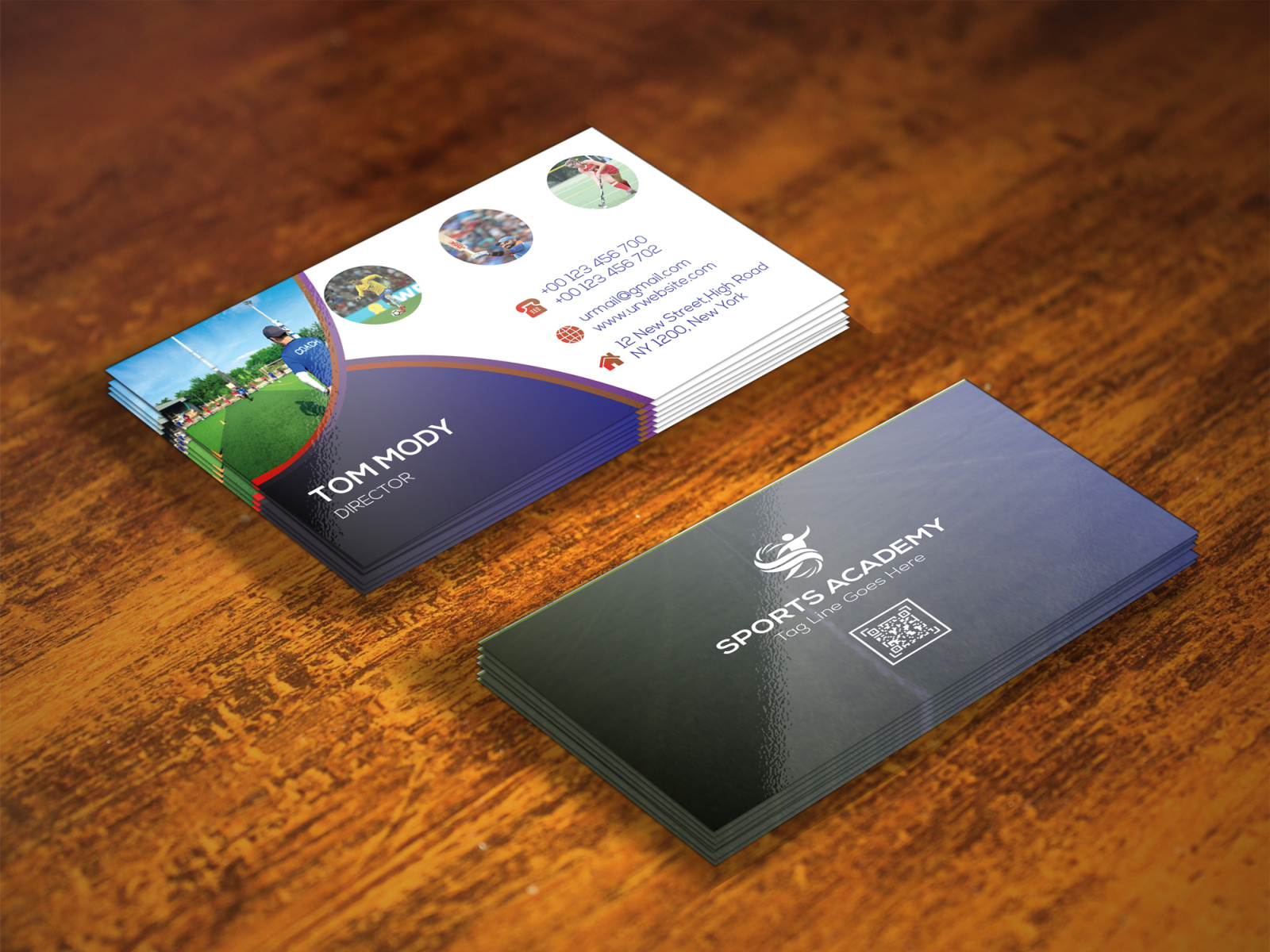 SPORTS BUSINESS CARD By A MOSTAK On Dribbble