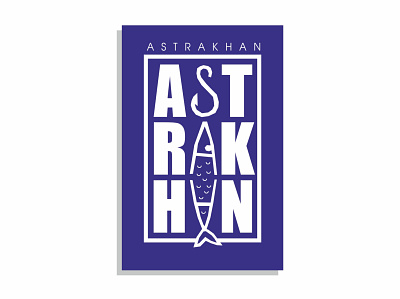 Astrakhan, Russia branding design illustration logo vector