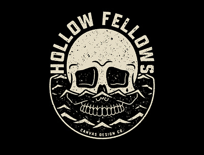 Hollow Fellows branding design graphic graphicdesign illustration logo skull vector