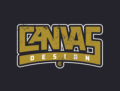 Canvas Design Company Type design graphic graphicdesign logo type typography vector