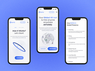 LERIO.IO Mobile Screens
