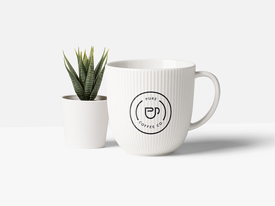Pure Coffee Co. | Logo Mockup
