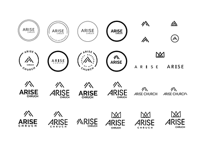 Arise | Concepts adobe branding design flat illustrator logo logo designer logodesign minimal typography vector