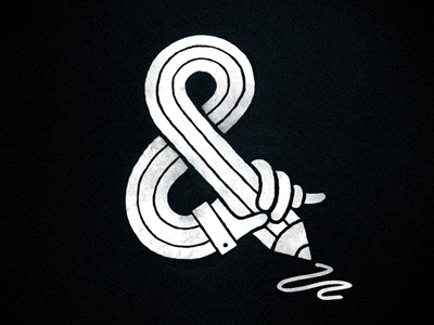 Sketching ampersan dribbble