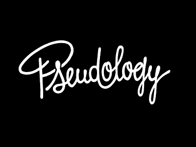 Pseudology lettering