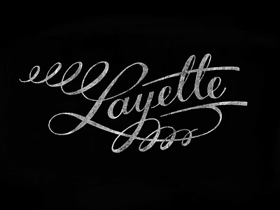 Layette lettering