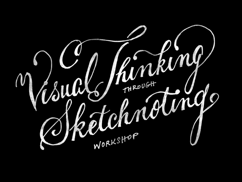 Visual Thinking through Sketchnoting doodle sketchnotes doodle lettering visual thinking workshop