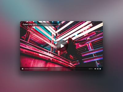 DailyUI #57 : Video Player dailyui design ui video