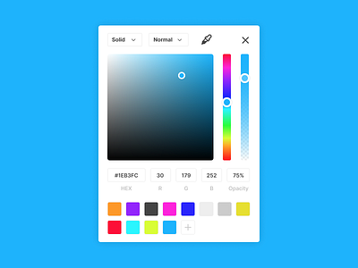 DailyUI #60 : Color Picker dailyui design ui