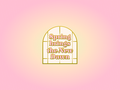 Spring Badge design illustration vector