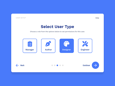 DailyUI #64 : Select User Type