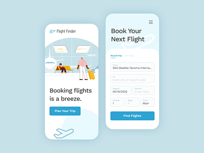 DailyUI #68 : Flight Search app dailyui design mobile ui