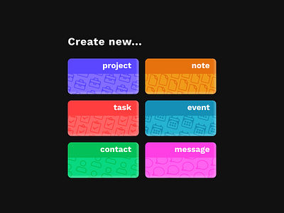 DailyUI #90 : Create New