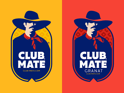 Club Mate brand design illustration label labeldesign logodesign logotype