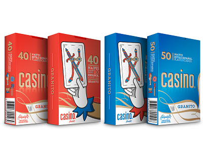 Casino Cards Packaging cards casino. illustration packaging