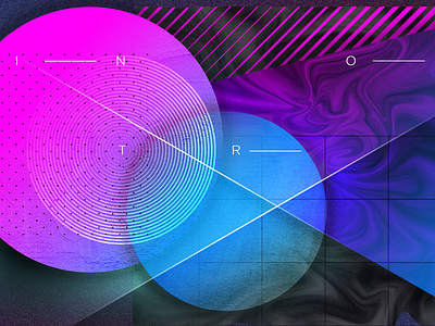 Intro background circle design geometric illustration intro photoshop shapes texture transparency