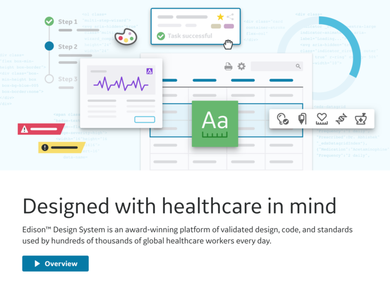 Edison Design System atomic design components design design system graphic design ui ux visual design