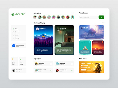 Xbox Web UI Redesign branding canada figma graphicdesign illustration photoshop product design sketch uiux uxdesign