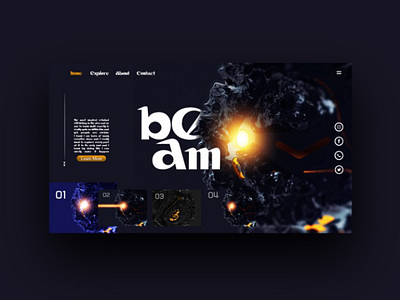 Beam Web design ui uidesign userexperience userinterface ux uxdesigner web webdesign website