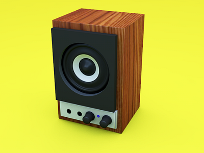 Speaker 3d brand branding cinema 4d clean design designer flat model speaker ui ux