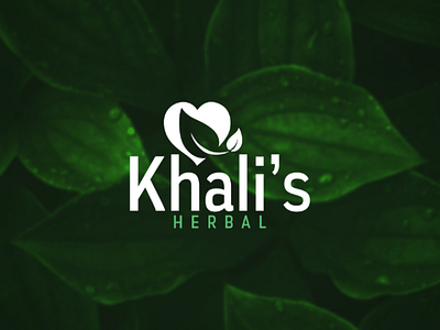Khali's Herbal body brand branding care creams designer health herbal logodesign logos medicine simple